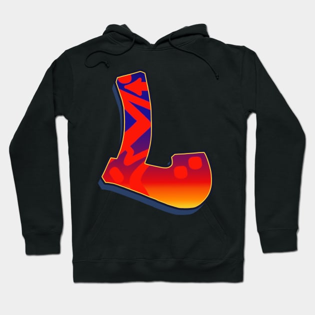 Letter L - Night Sky Hoodie by Dmitri